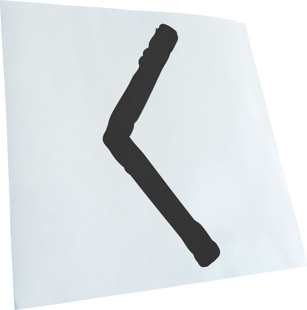 Kiwistar - Autoaufkleber - Futhark KAUNAZ Rune - Neon Matt - Aufkleber für Auto Kfz Fahrrad, LKW, Truck Mofa