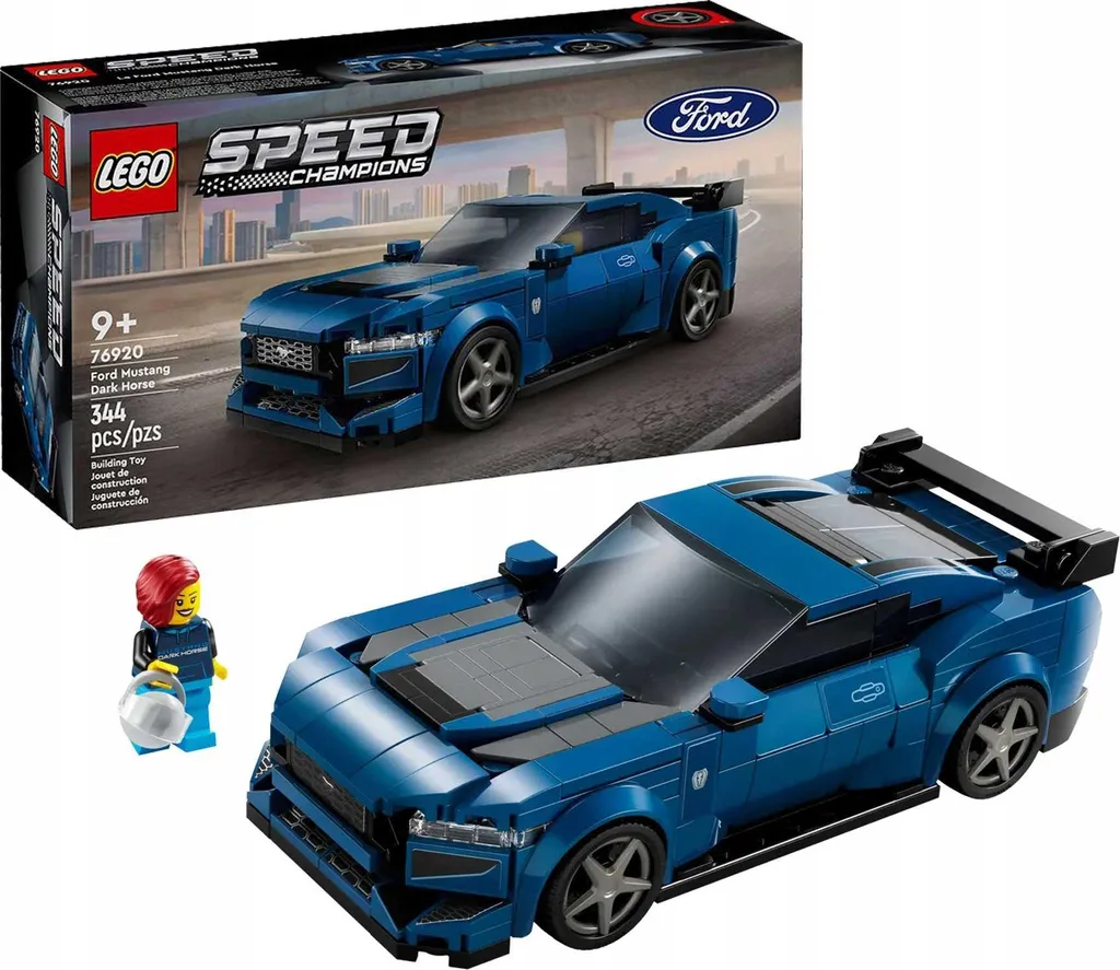 LEGO Speed Champions 76920 Ford Mustang Dark Horse - Voiture de Sport