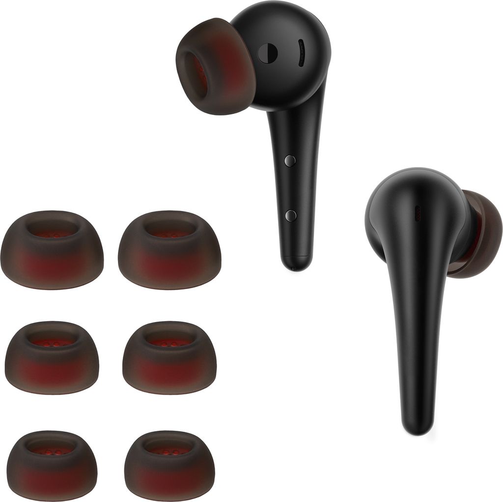 kwmobile 6x Polster kompatibel mit 1More Aero - 3 Größen - Silikon Ohrstöpsel In-Ear Kopfhörer