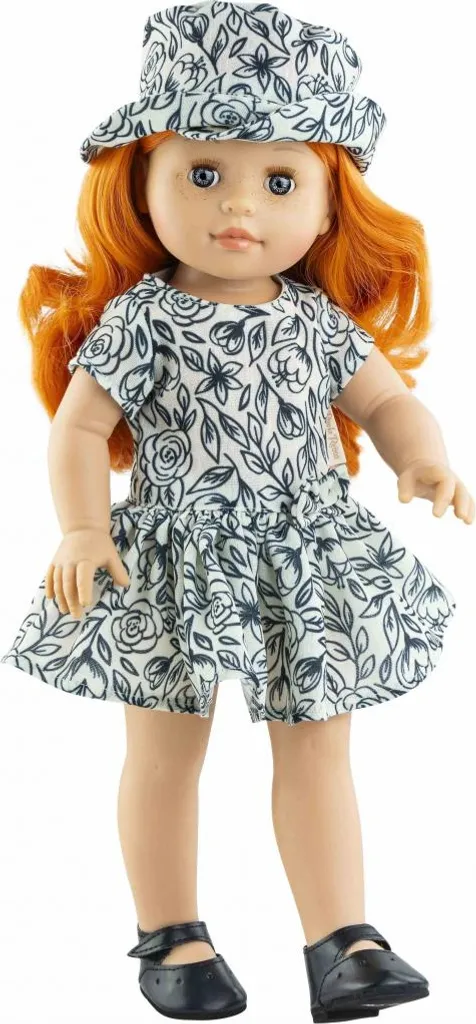 Poupée rousse aux yeux bleus Maribel Paola Reina - Taille 42 cm