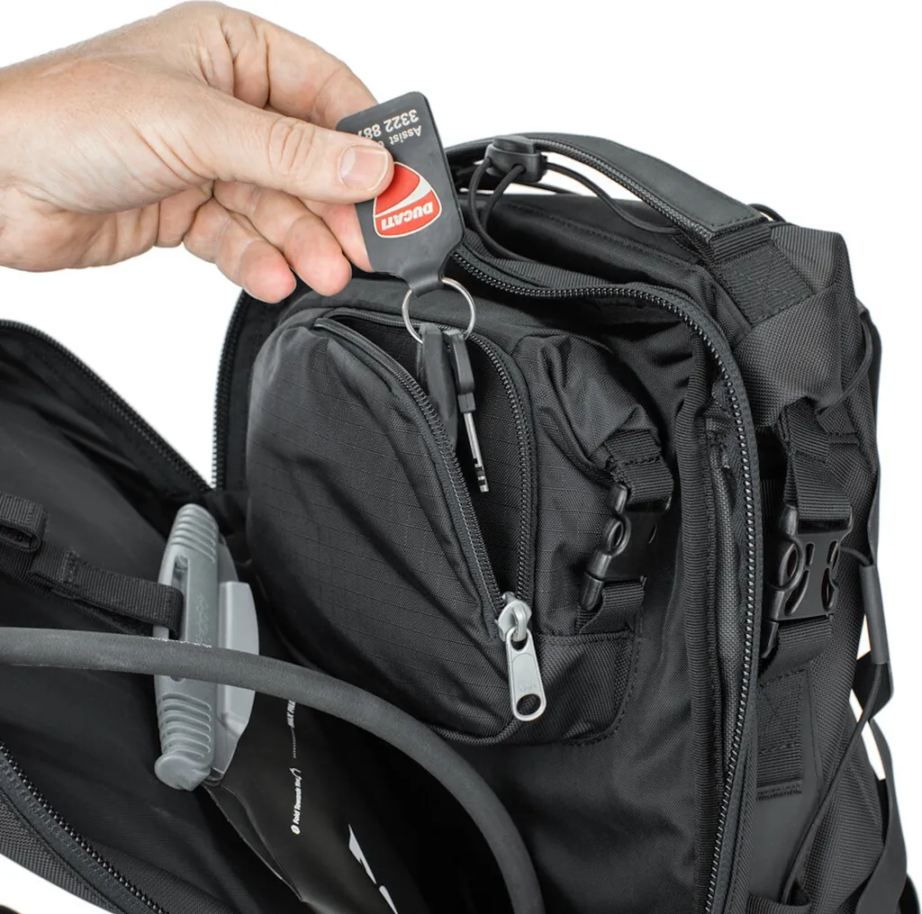Sac à dos moto imperméable Kriega Trail 18 noir avec compartiment étanche - 5