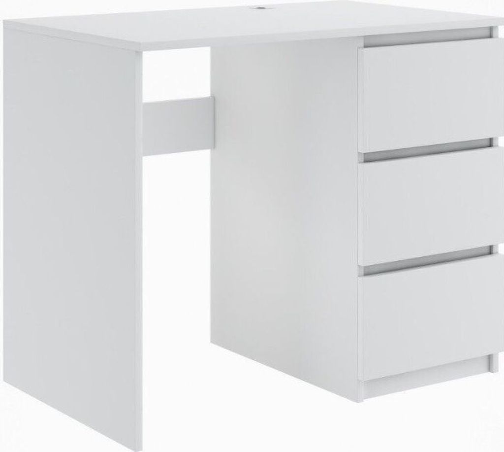 Moderner Schreibtisch mit 3 Schubladen Computertisch PC Bürotisch Arbeitstisch