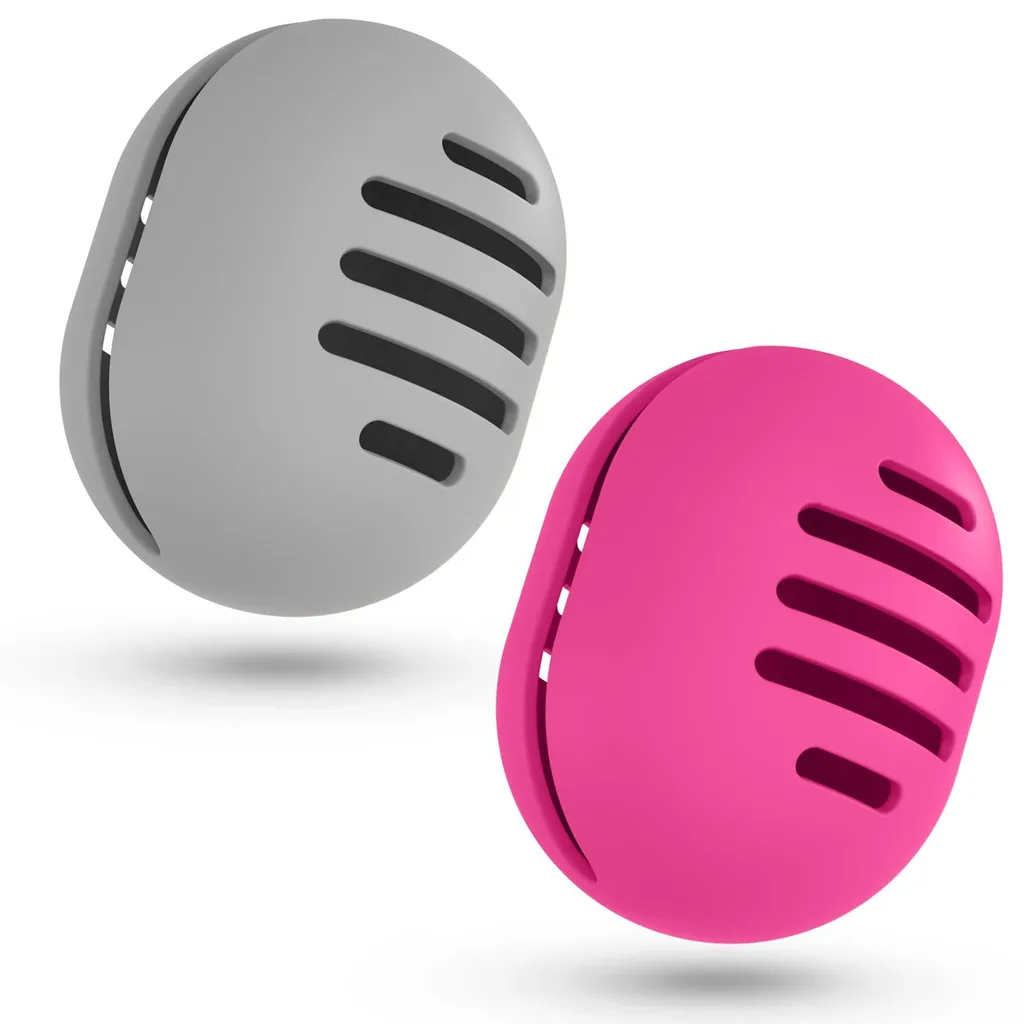 Rangement éponge de maquillage portable pour voyage - Silicone lot de 2