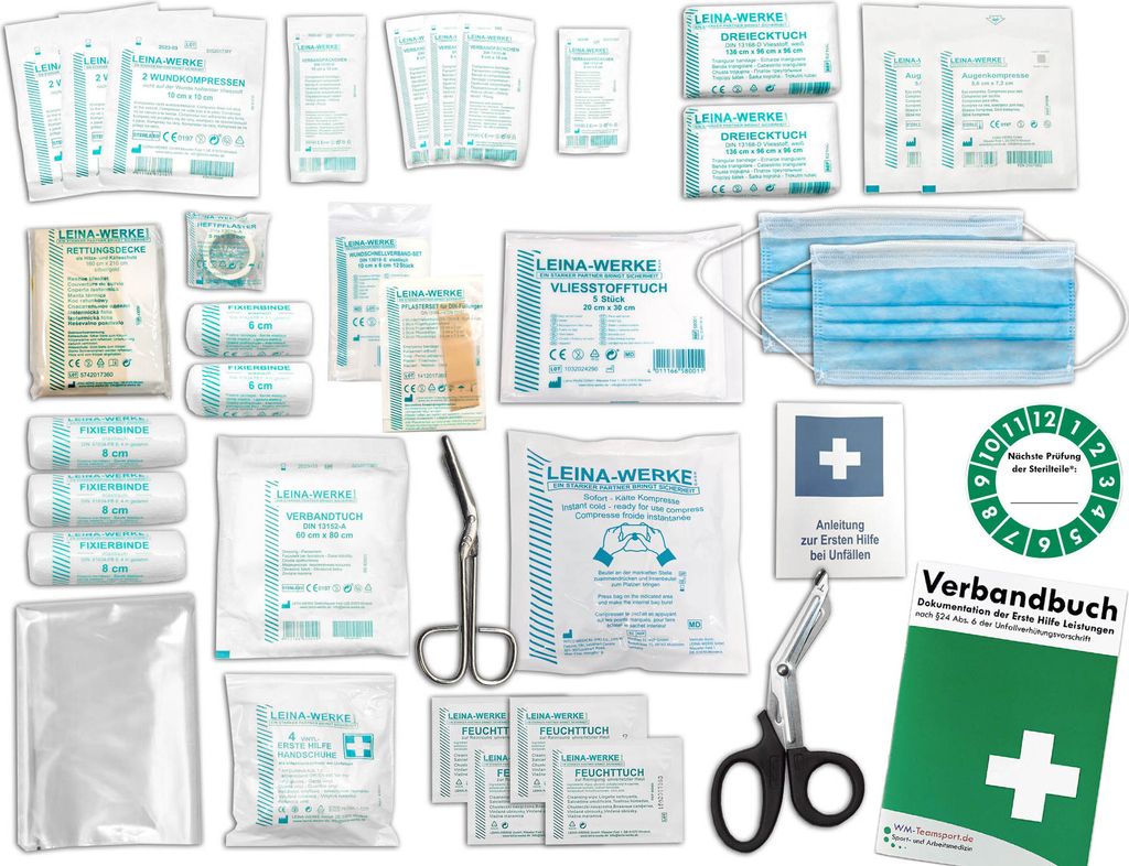 Komplett-Set Erste-Hilfe nach aktueller DIN/EN 13 157 für Produktbild 