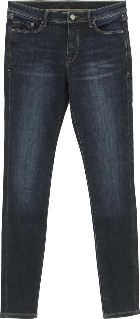 32964 EDC by Esprit, Low Rise Skinny, Damen Jeans, Stretchdenim, darkblue used, W 25 L 32