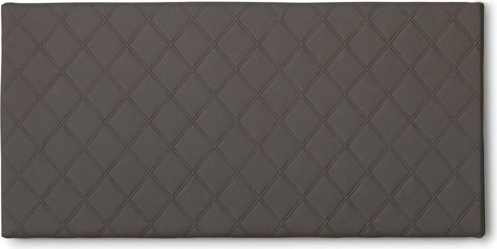 Bettkopfteil Cleo, Kopfteil aus Kunstleder an der Wand, 100% Italy, geeignet für ein Queen-Size-Bett, Cm 130x60, Turteltaube