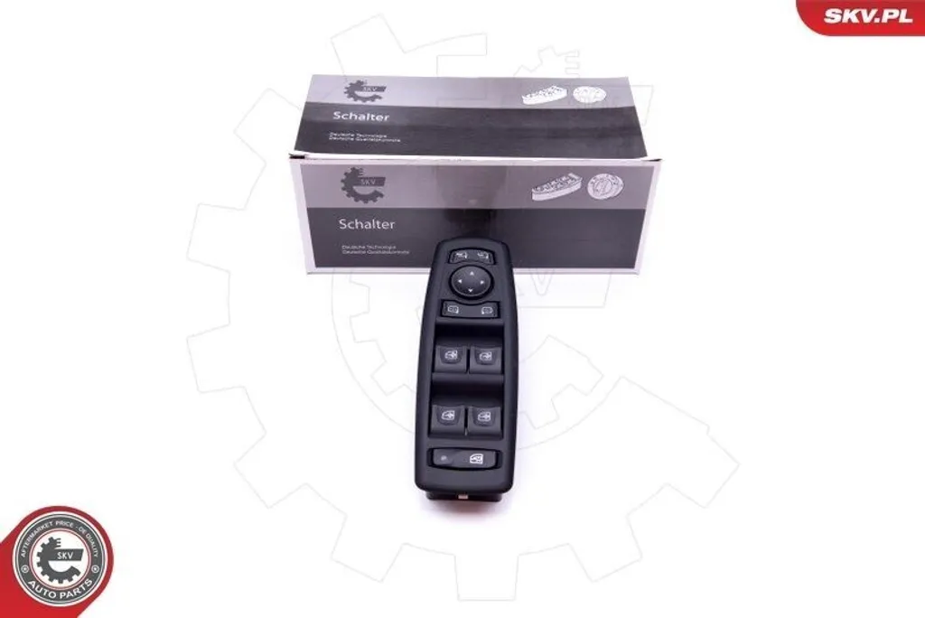 Interrupteur Lève-vitre ESEN SKV 37SKV129 pour Renault Laguna III