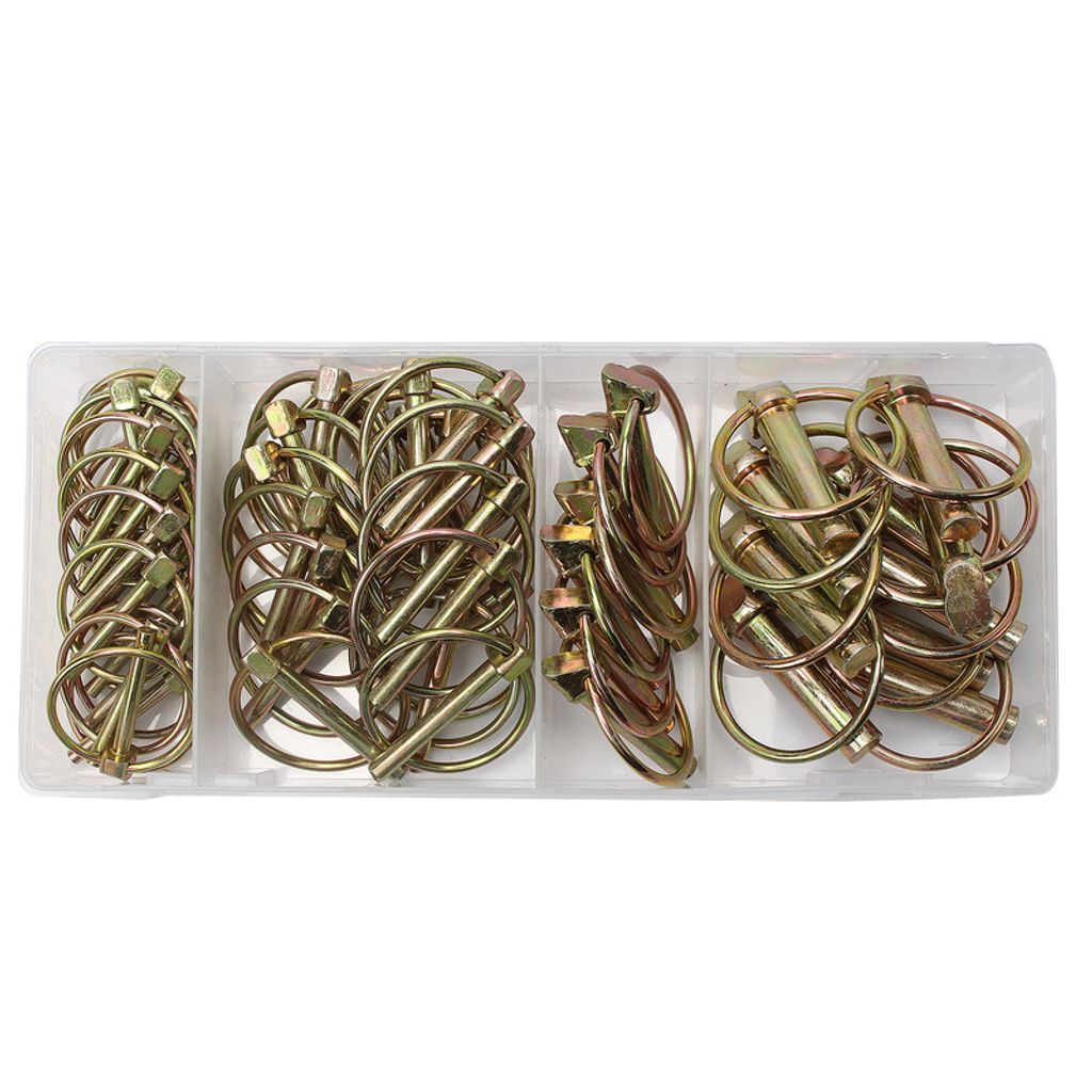 50 tlg Klappstecker 4,5-6-8-11mm Klappsplinte Klappsplinten Produktbild 3
