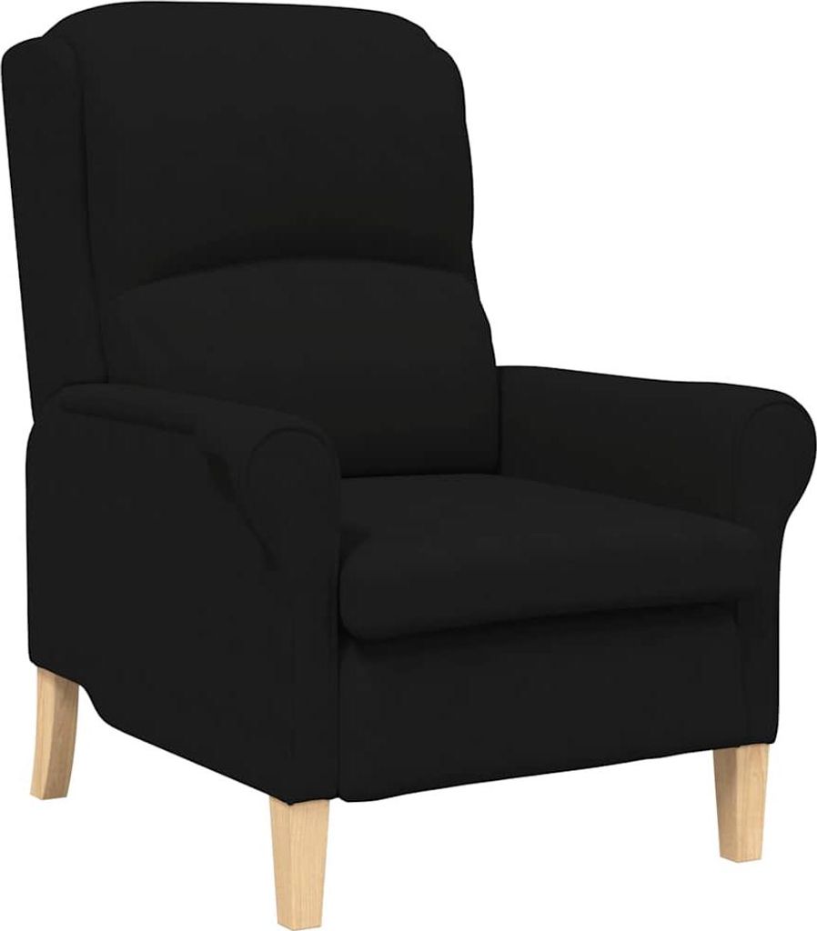 vidaXL Sessel Schwarz 76 x 94 x 102 cm Mikrofaser