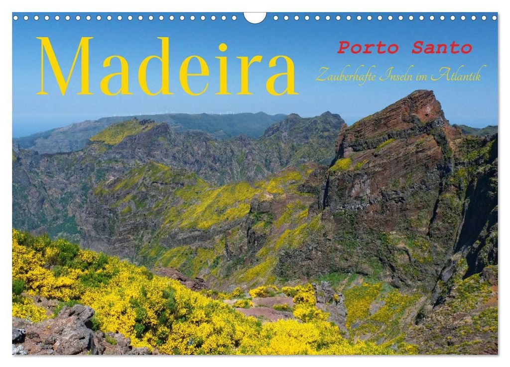 Madeira und Porto Santo (Wandkalender 2027 DIN A3 quer), CALVENDO Monatskalender