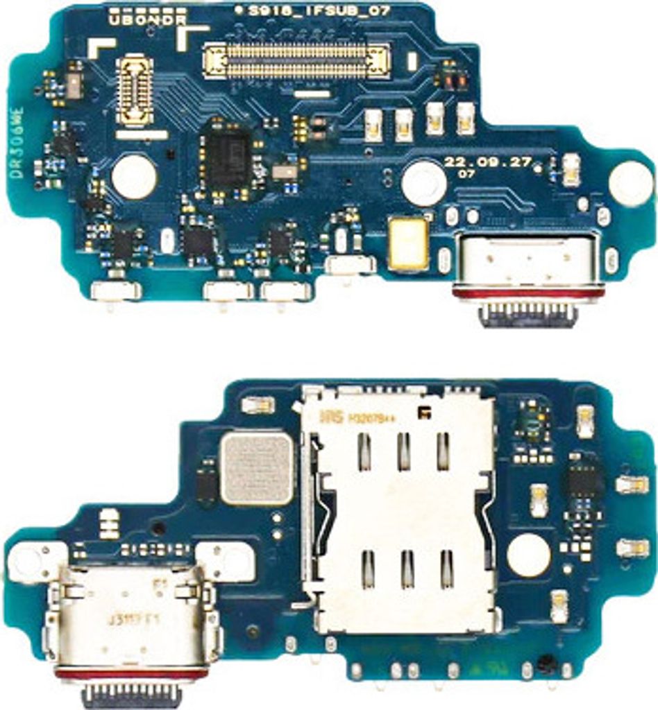 Original Samsung Galaxy S23 Ultra S918B Ladebuchse SIM Produktbild 1