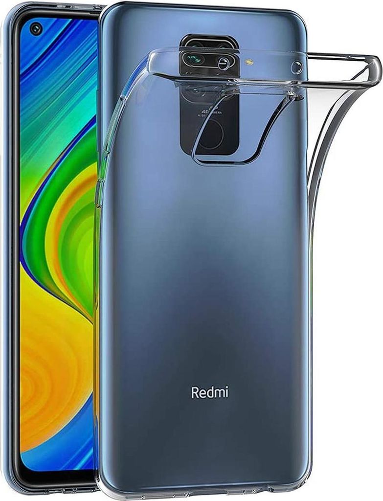 Schutzhülle für Xiaomi Redmi Note 9 Hülle Transparent Slim Cover Clear Case