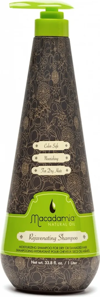 Shampoo Naturale Macadamia 1000ml - Cura Bio per Capelli Rovinati - 3