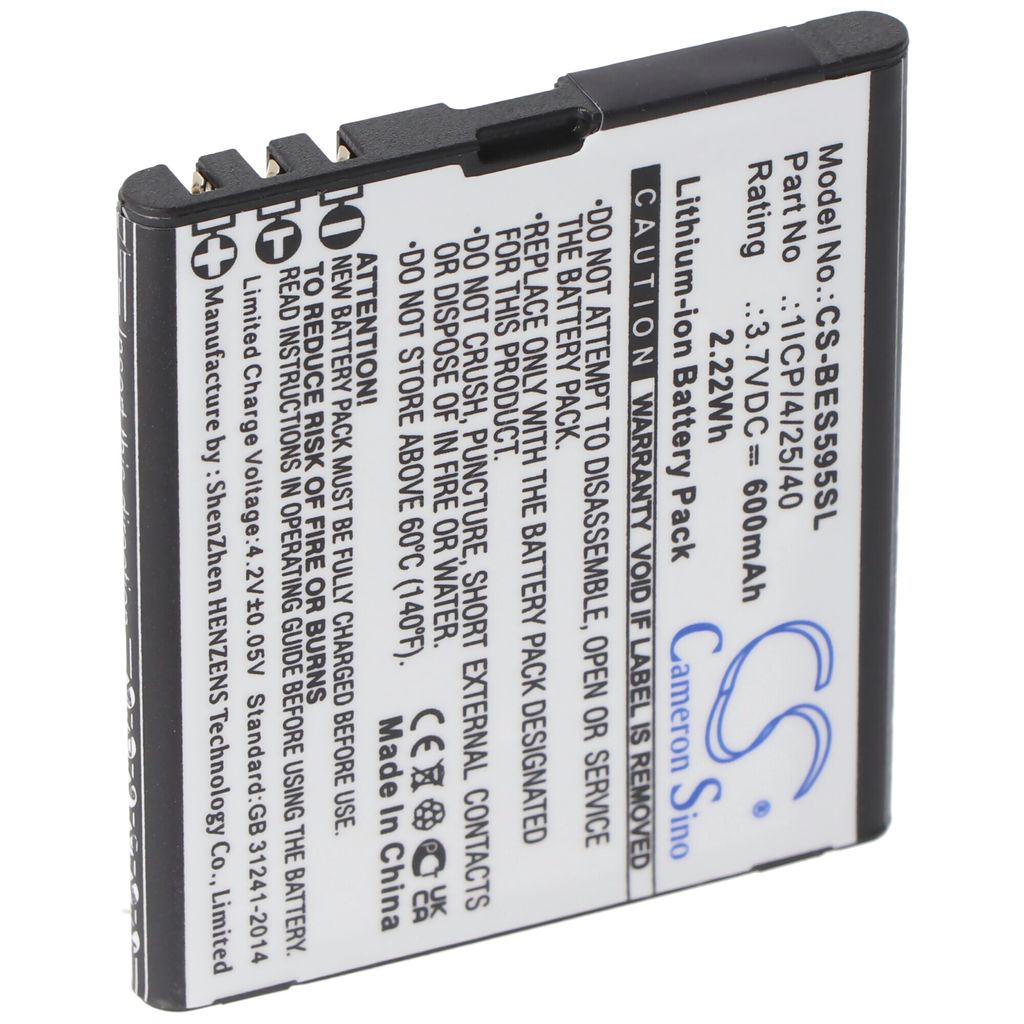 vhbw Ersatz für Bea-fon 1ICP/4/25/40 für Klapphandy / Mobilfunk (600