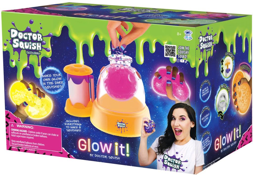 Doctor Squish Glow It! By Squishy Maker, Bastelset für Produktbild 