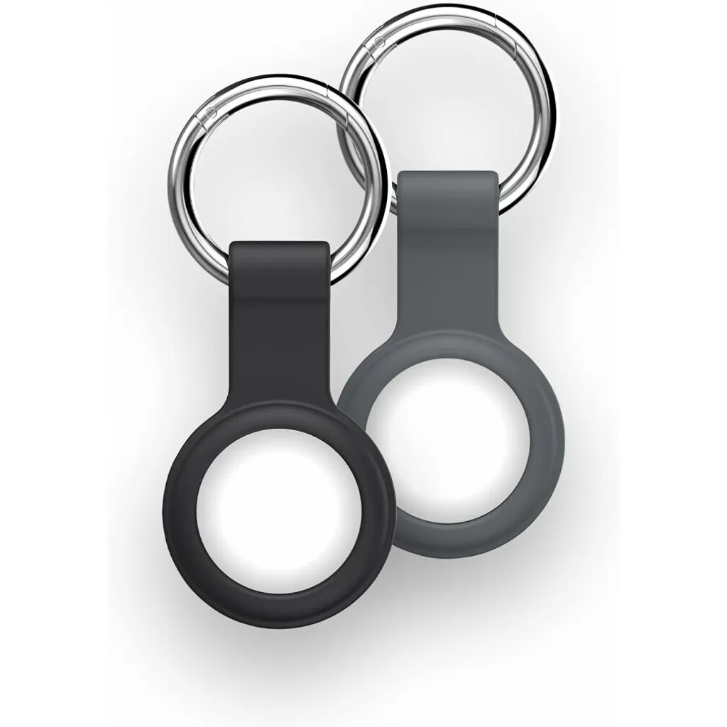 Porte-clés Apple AirTag XLAYER Lot de 2 pour Sécuriser Sacs et Clés - 2