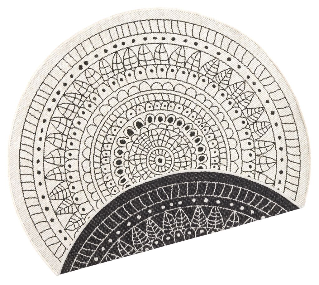 Hanse Home In- & Outdoor Wendeteppich Rund Porto, Creme Produktbild 