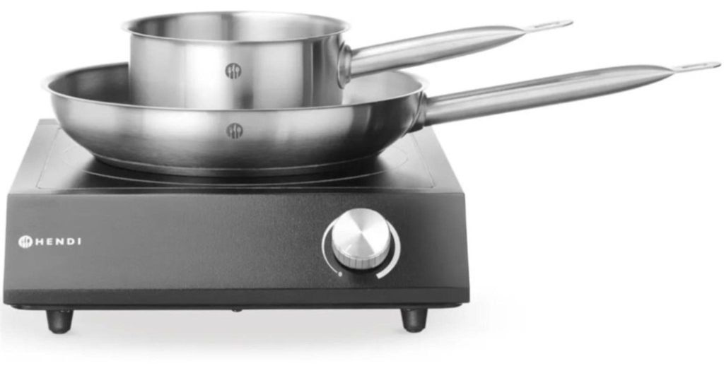 Hendi Set da cucina: piano cottura a induzione, casseruola Immagine del prodotto 