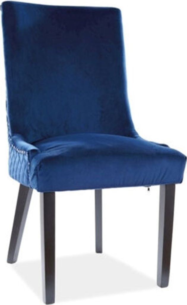Esszimmerstuhl Küchenstuhl Set Leon marineblau 6er Set