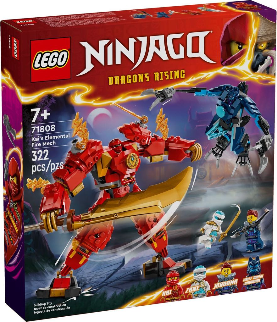 LEGO® Ninjago® 71808 Il mech di fuoco di Kai Immagine del prodotto 