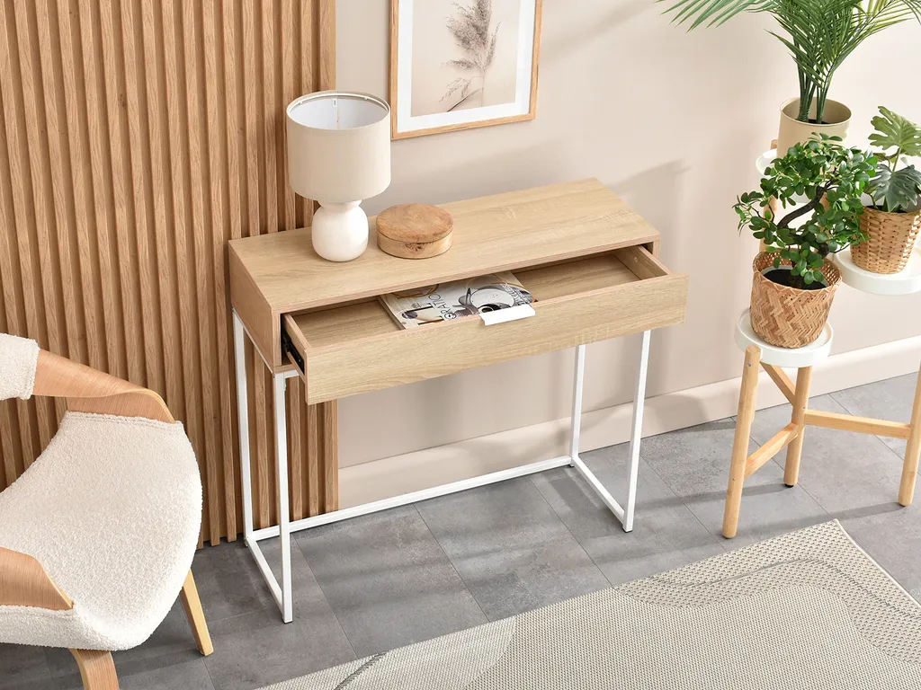 Console NIRAI avec tiroir : la solution rangement pour entrée et petit espace - 5