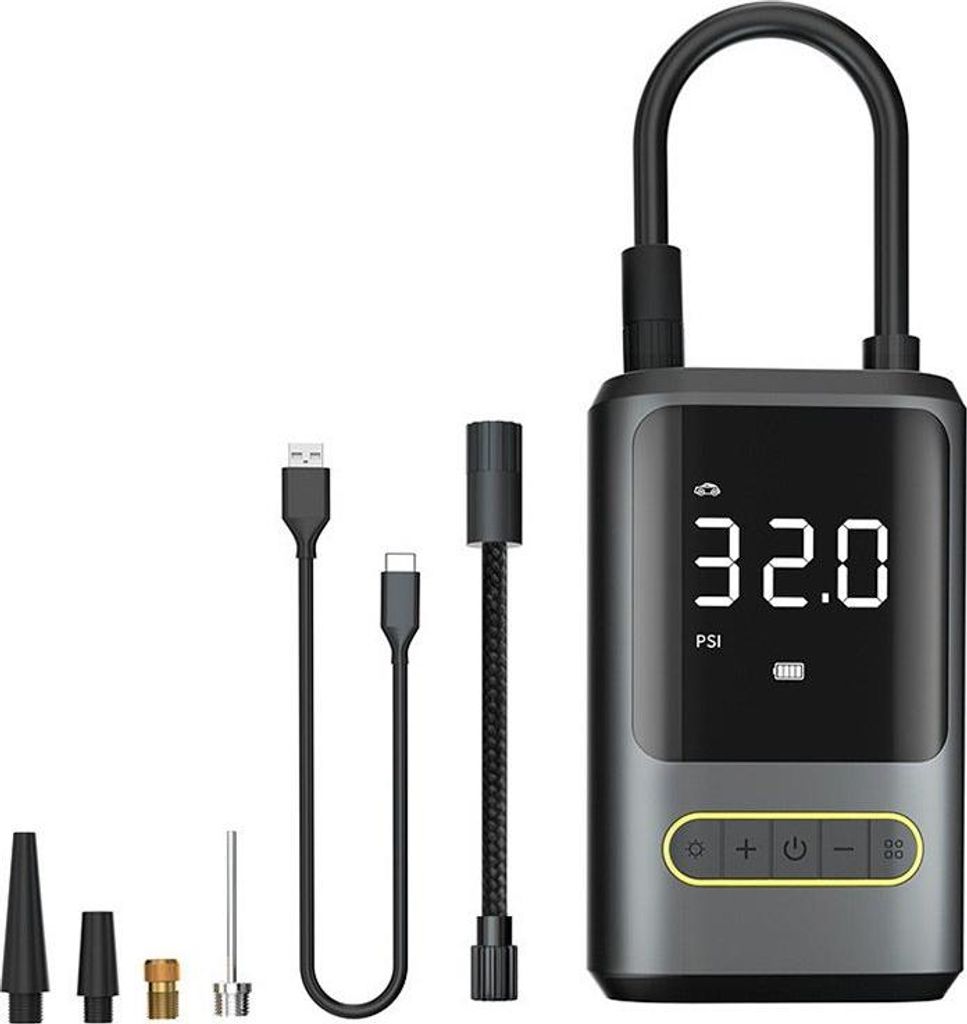 KIK KX2967 Digitální bezdrátový kompresor 80W, 2 x 2000mAh, Obrázek produktu 