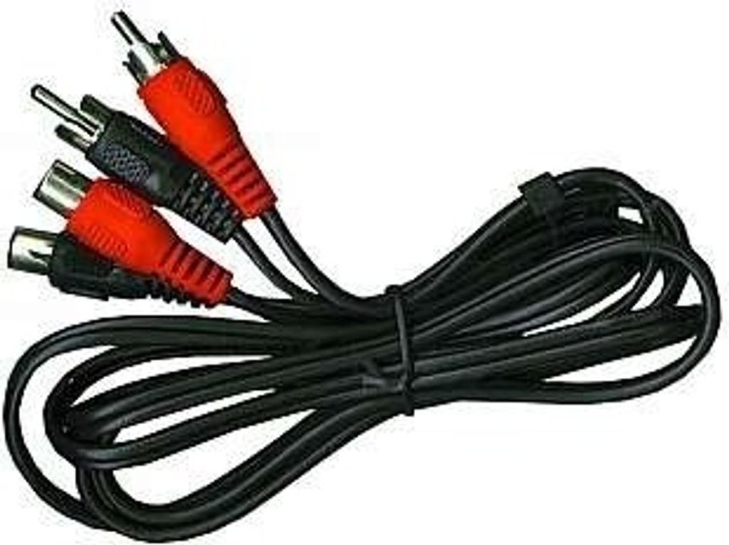 10 m Cinch-Verlängerung Audio Stecker-Kupplung