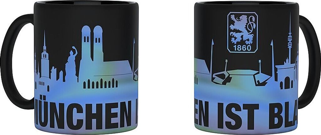TSV 1860 München Tasse Skyline Metallic