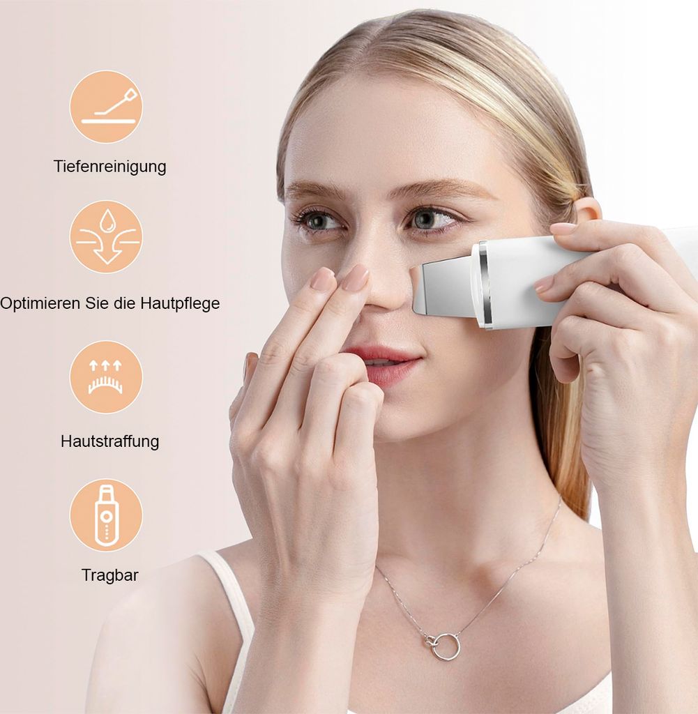 Ultraschallpeelinggerät Skin Scrubber für Tiefenreinigung, Produktbild 2
