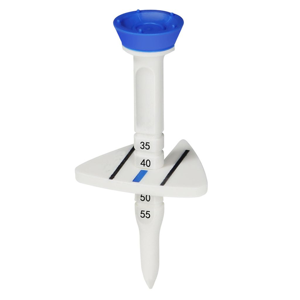 Verbessertes Golf-Tee mit höhenverstellbarem Premium-Golf-Tee mit großem Kopf, professionelles, reibungsreduziertes Servier-Pin-Tee, Übungs- und...