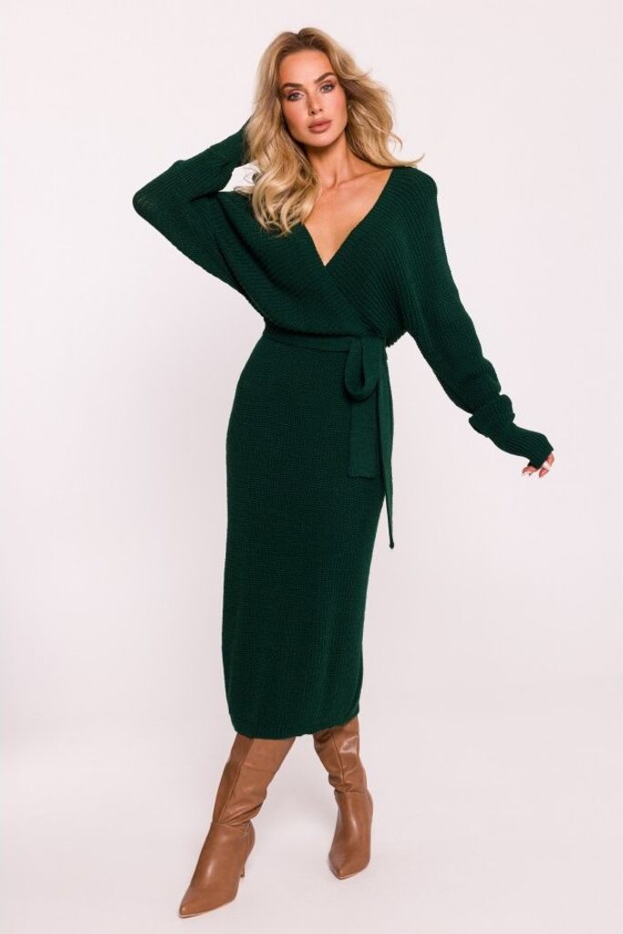 Made of Emotion Pulloverkleid für Frauen Aaldraz M810 grün One size