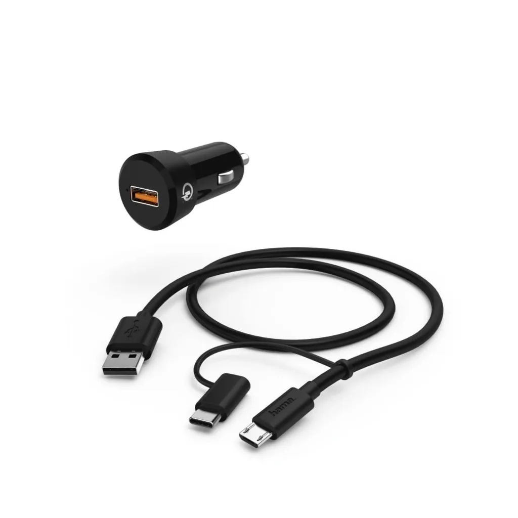 Caricatore Auto Veloce 48W Kfz-Ladeset | USB C PD + Quick Charge
