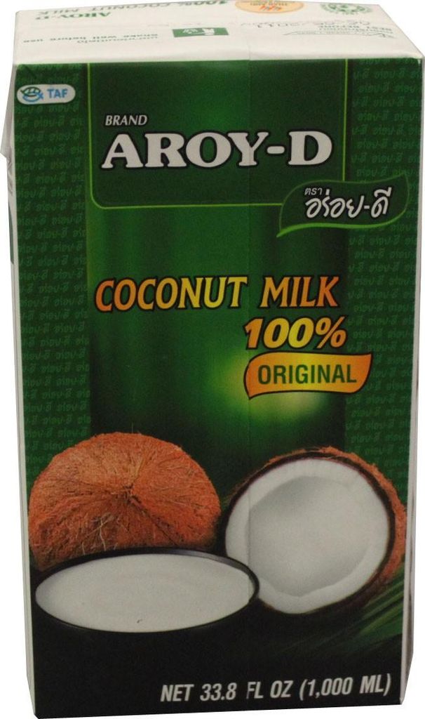 Kokosmilch Aroy-D natürliche Kokusmilch zum Backen und Produktbild 