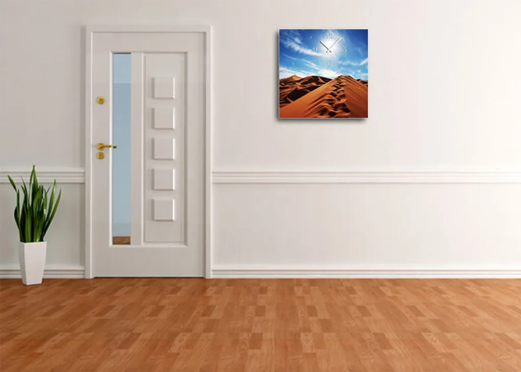 Horloge Murale Design 40x40 cm Dixtime 6006 avec Mécanisme Silencieux - 5