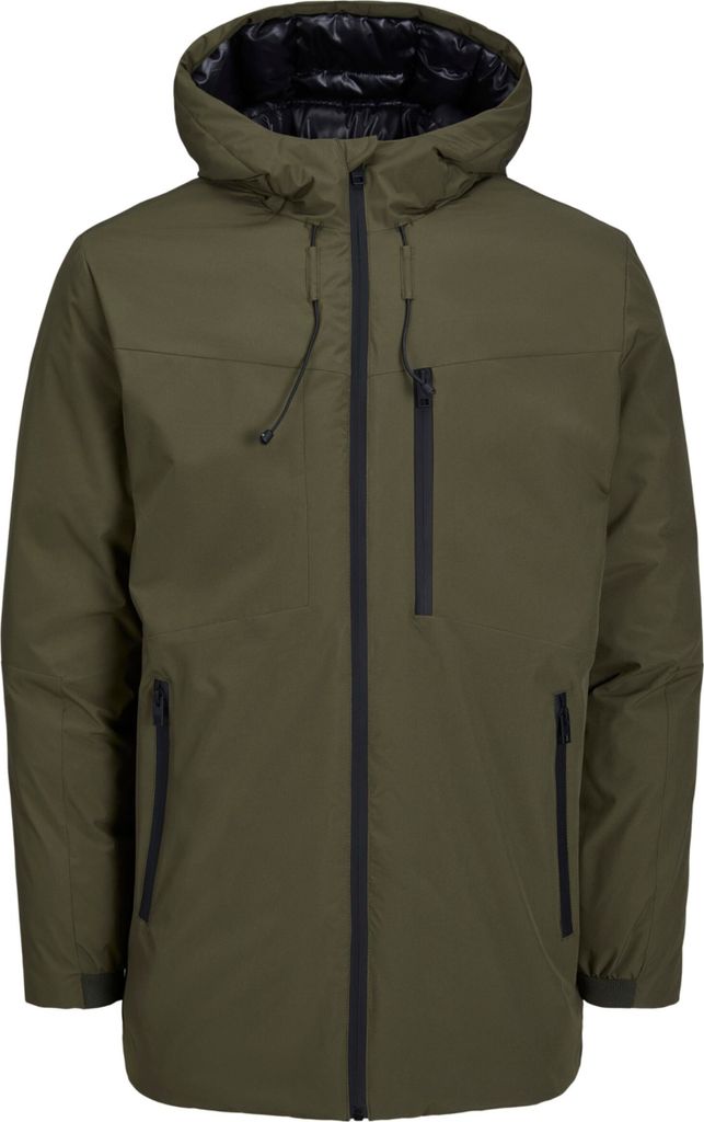 Jack & Jones Jacke Payne Parka Jacke mit Kapuze und Kordelzug