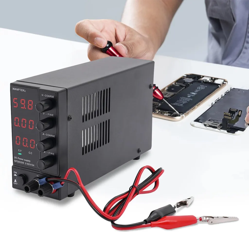 Alimentation réglable 60V 5A idéale pour réparation électronique