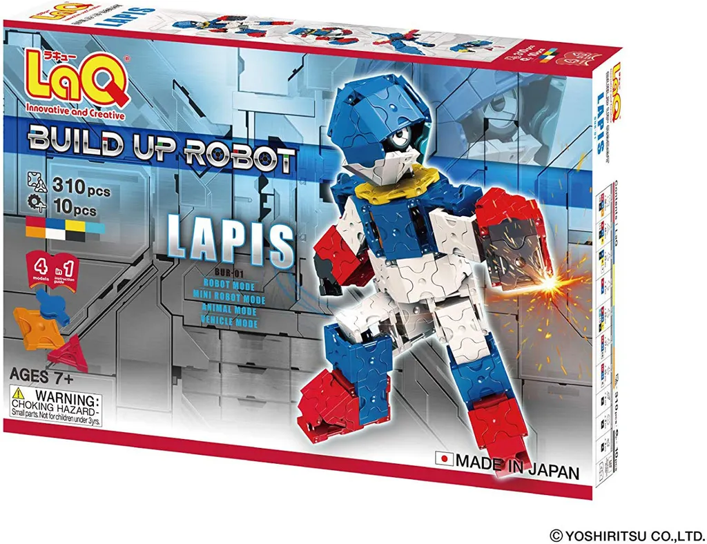 Jeu de construction Robot Lapis LaQ - Maquette articulée pour enfant