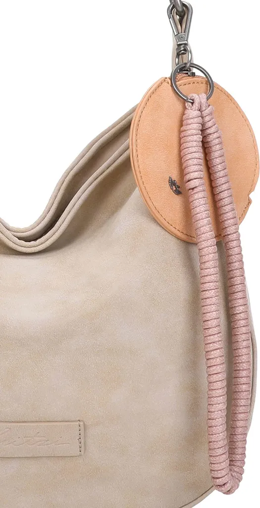 Borsa a Tracolla Fritzi Hobo Vintage Sand - Shopper Vegana Beige - 7
