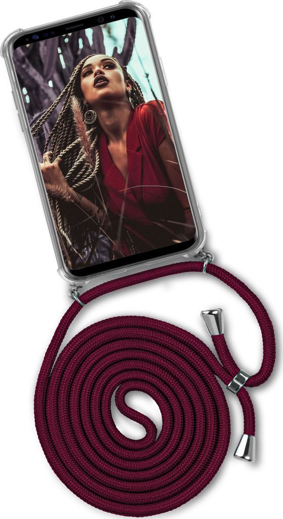 TWIST-Case + TWIST-Cord für Samsung Galaxy S9 Plus, Farbe:Toxic Apple (Silber)