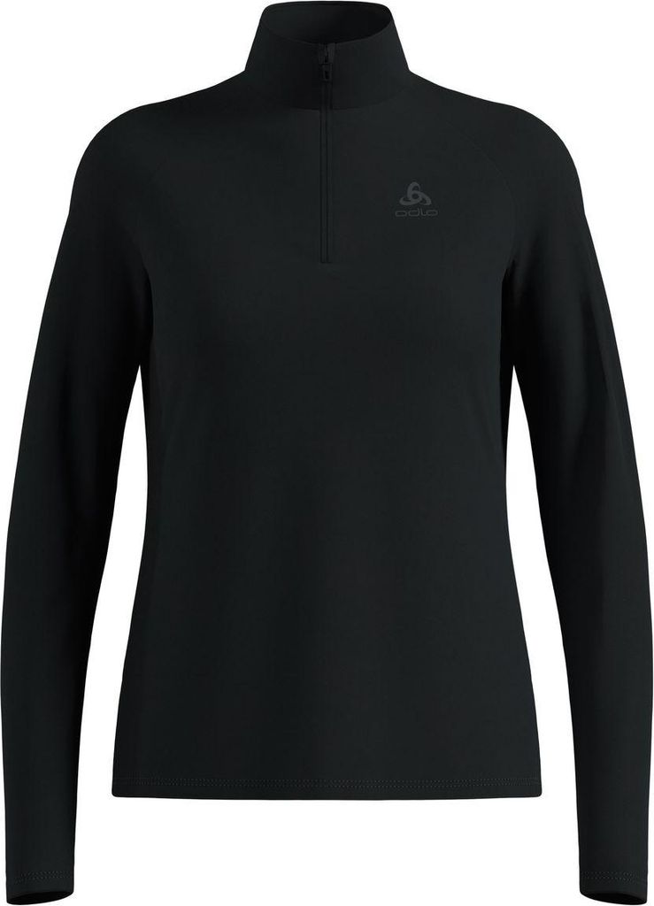 ODLO Mid layer 1/2 zip BESSO black-black XS