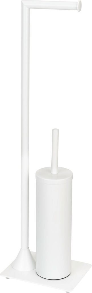 WENKO Stand WC-Garnitur Mod. Hella Weiß, matt lackiert Produktbild 