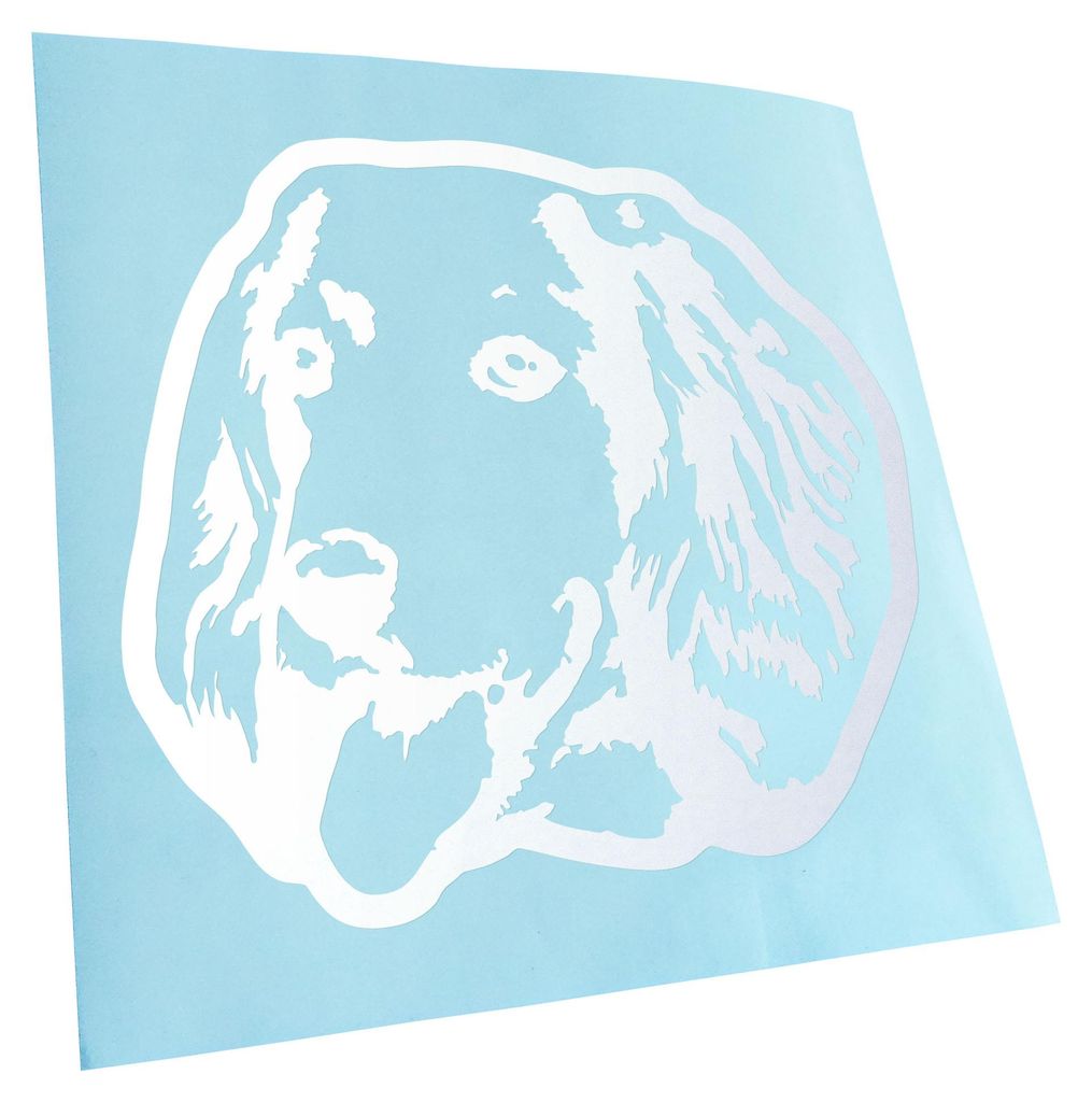 Kiwistar - Autoaufkleber - Samoyed Hund - Chrom - 11x10cm - Aufkleber für Auto, Laptop, Fahrrad, LKW, Motorrad mehrfarbig JDM Decal Racing