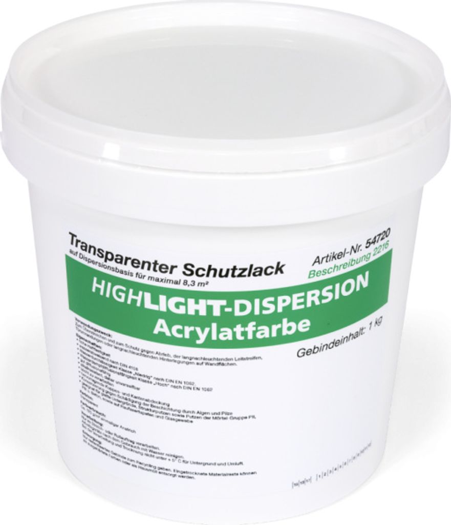 Dreifke Transparenter Schutzlack auf Dispersionsbasis für maximal 8,3 m², 1 ...