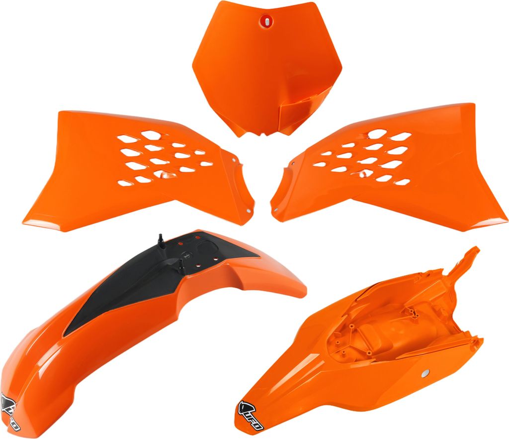 Verkleidungskit UFO PLAST 5-teilig Verkleidungssatz Kunststoff für KTM SX 65 ccm Bj. 2012 - 2015, Farbe:orange OEM