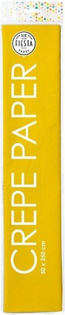 Globos Krepppapier gelb, 50x250cm