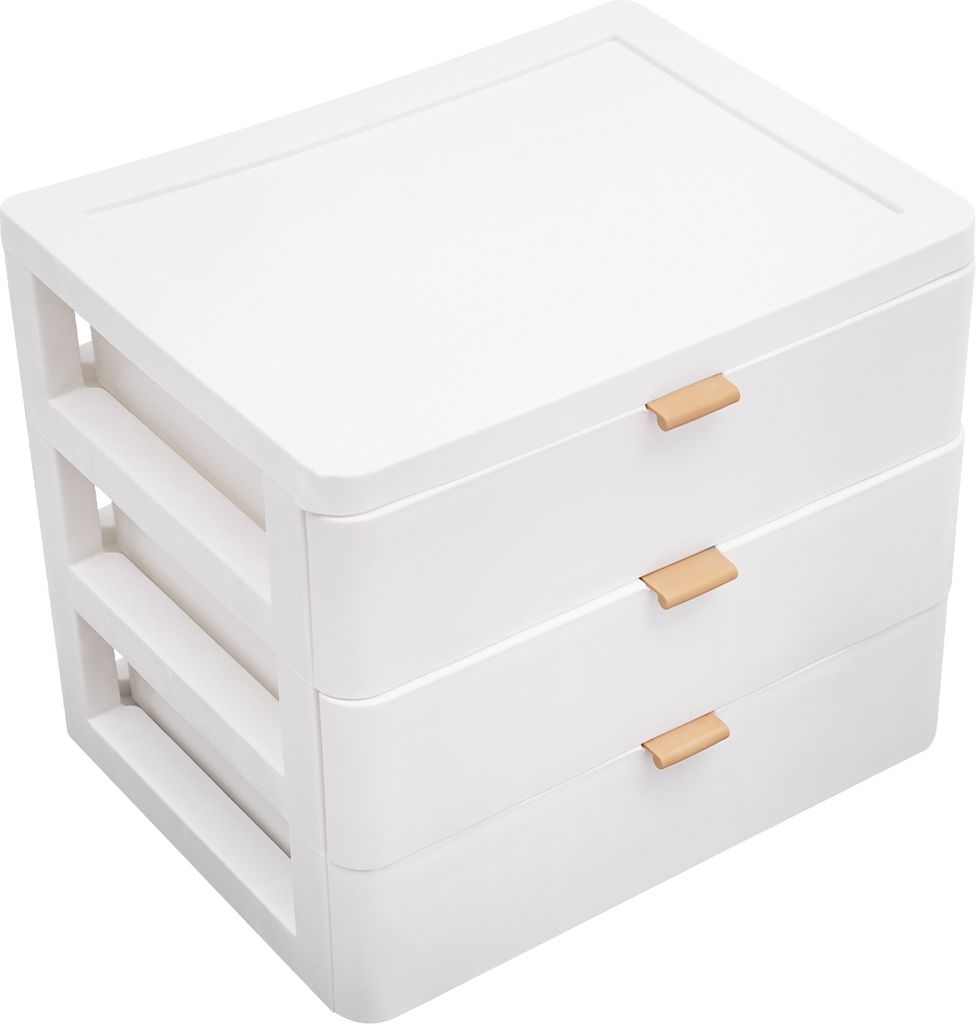 Schreibtisch Aufbewahrungsbox 3-schicht organizer Schublade Produktbild 2