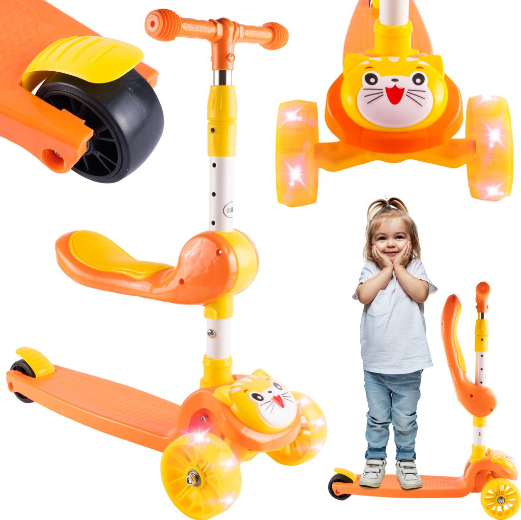Malplay monopattino a tre ruote pieghevole per bambini Immagine del prodotto 