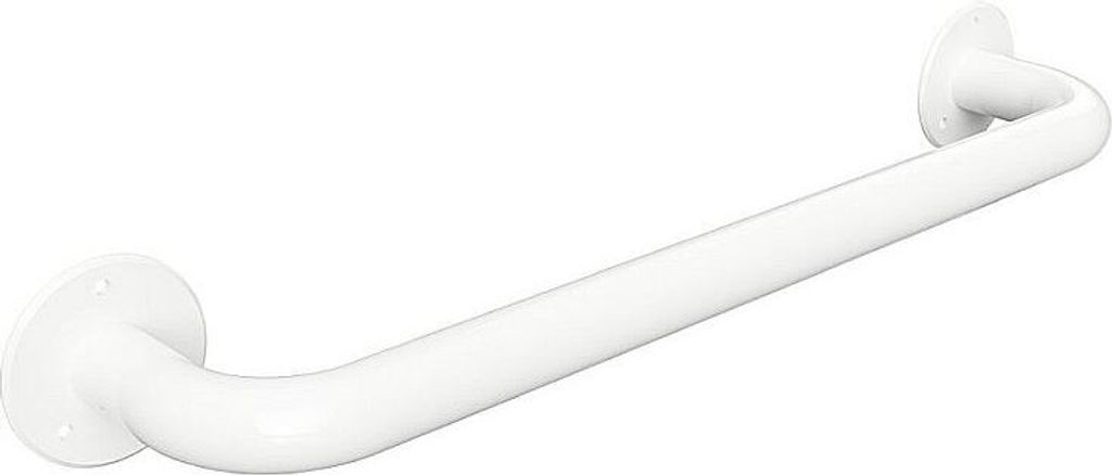 BELP Haltegriff Eisen Weiß 575x75x106 mm, 120 kg Traglast für Bad & WC >> zum Bohren