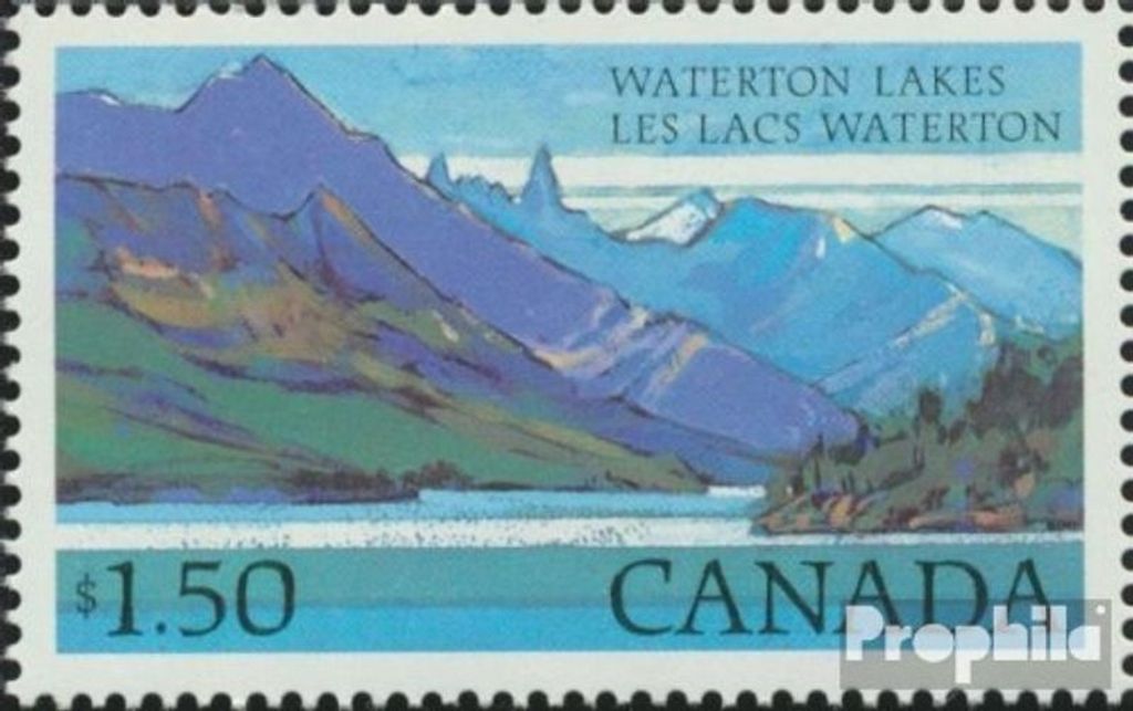 Briefmarken Kanada 1982 Mi 833 (kompl.Ausg.) postfrisch Waterton Lakes Nationalpark