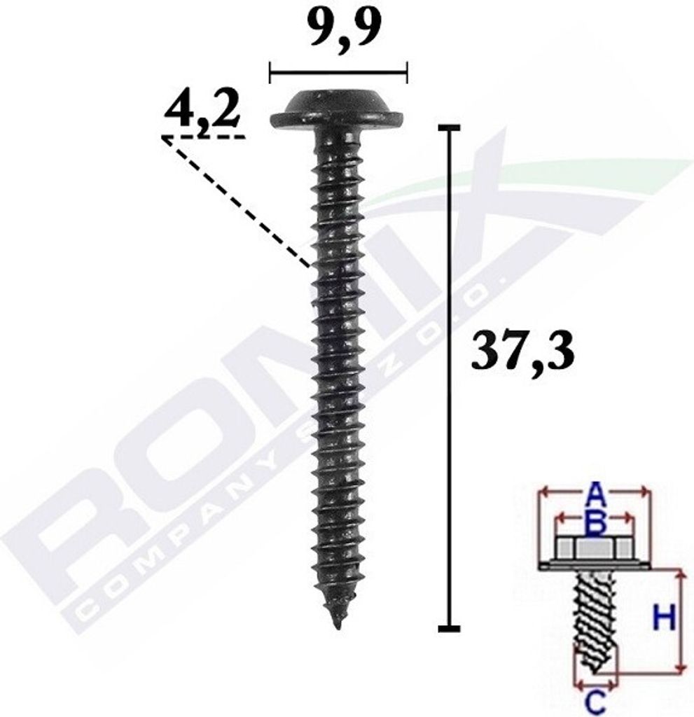 10x ROMIX C70592 Schraube
